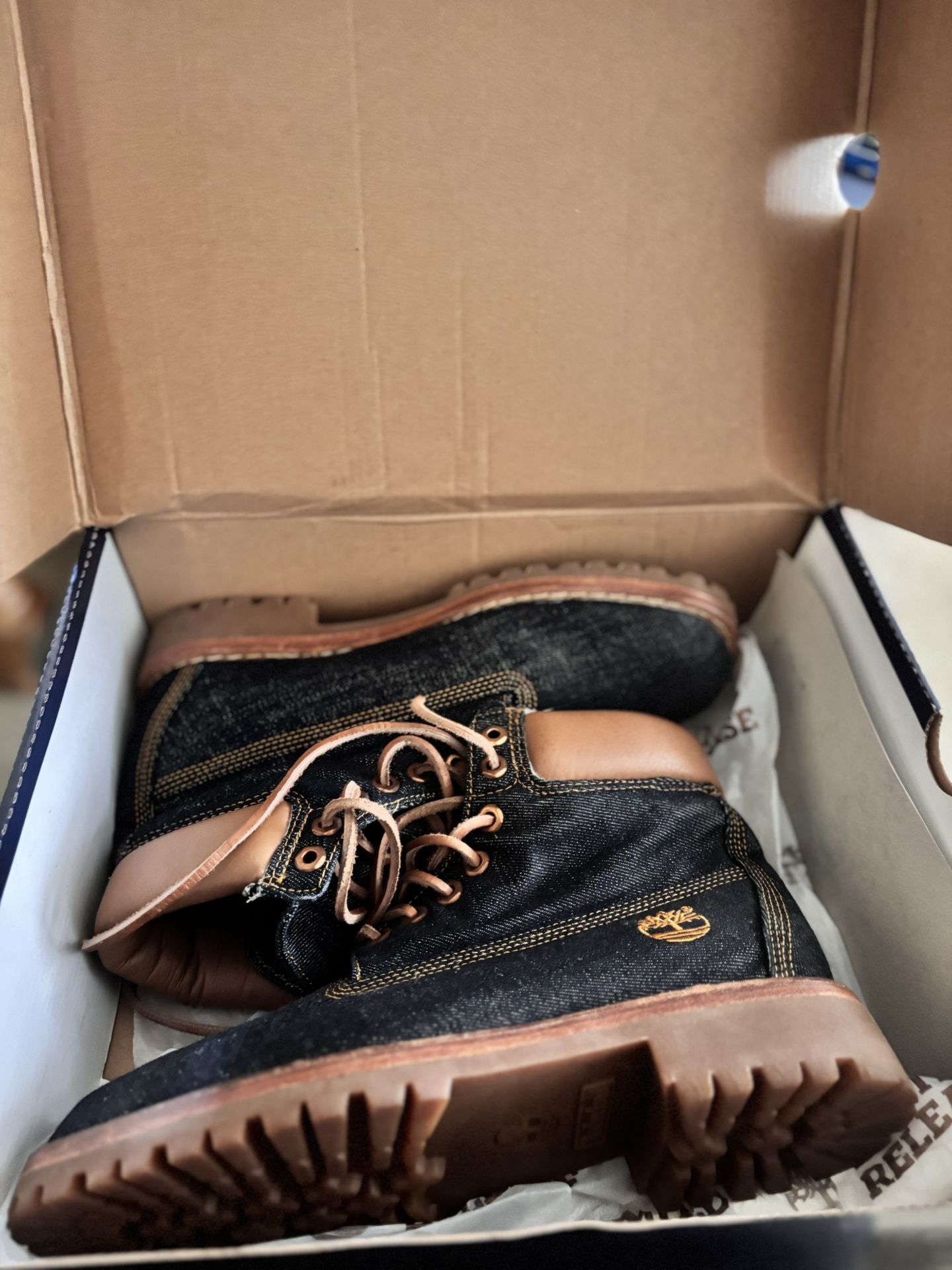 Timberland x REESE Cooper Indigo Denim Boots