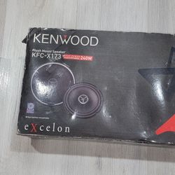 Kenwood KFC-X173, eXcelon 6-1/2" 2-Way Coaxial Car Speakers, 240W