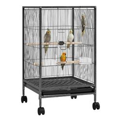 Yaheetech 35 inch Wrought Iron Bird Cage -BIRDS NOT INCLUDED