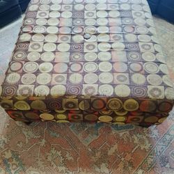 Multi-colored Ottoman