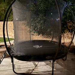 Jumpzylla 8FT Trampoline with Enclosure & Double Color Pad Cover