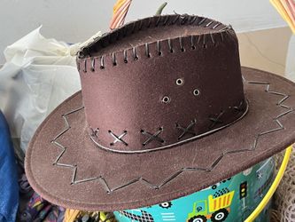 Brown Western-Style Cowboy Hat