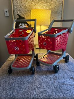 Two Target Shopping Carts for Little Kids