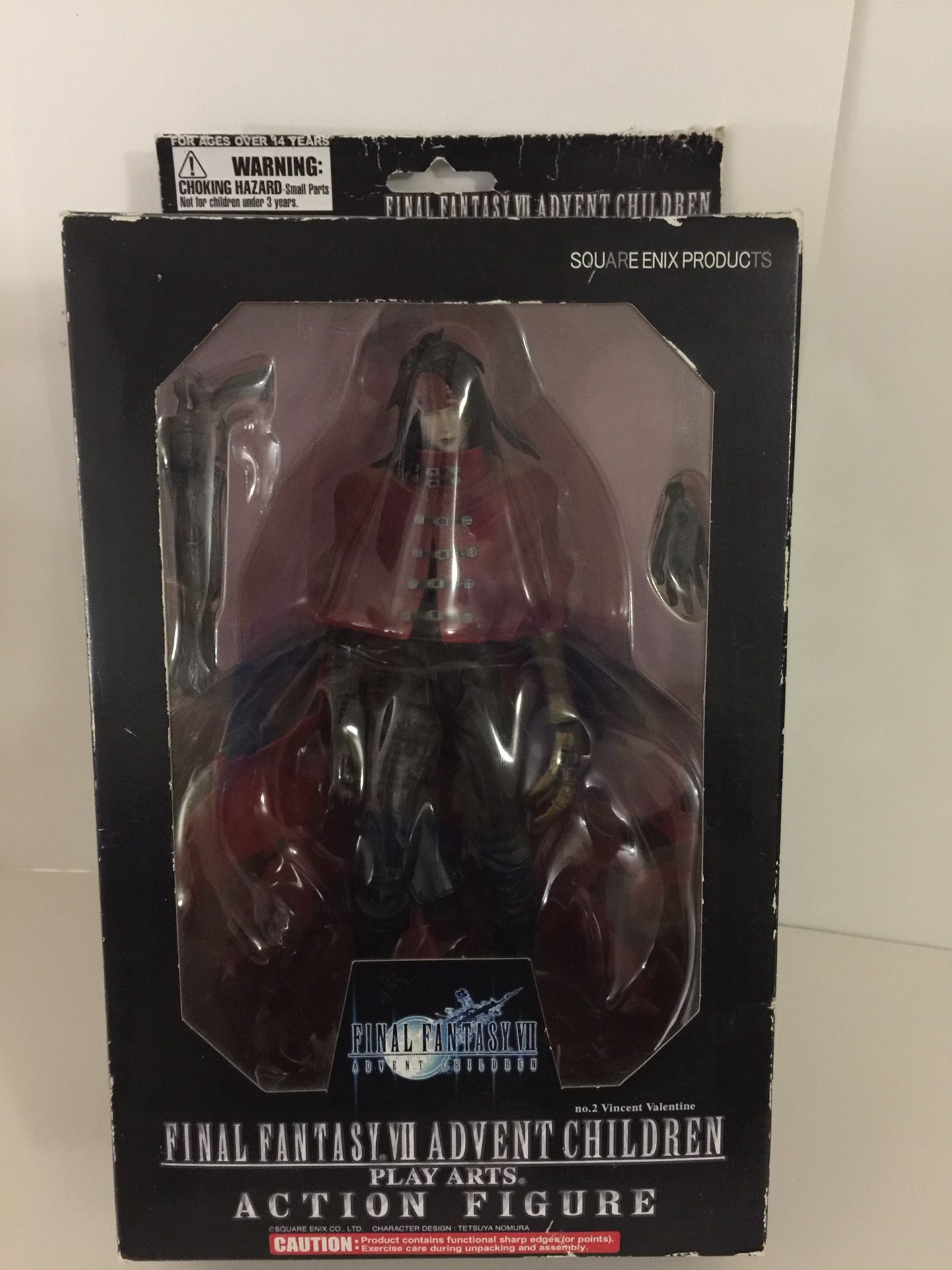 Square Enix Final Fantasy VII Play Arts Action Figure Vincent Valentine