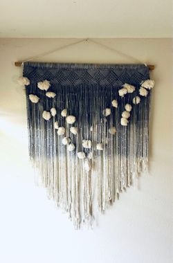 Pottery Barn macramé wall hanging