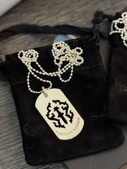 Chrome hearts dagger dog tag