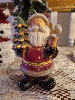 Santa Trinket Box