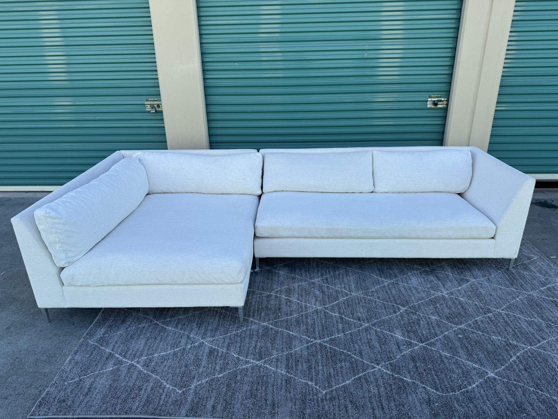 New CB2 Decker Sectional Couch 131” (Free Delivery)
