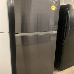 New Scratch And Dent Samsung 33”top Freezer Fridge Stainless Steel 6 Months Warranty 