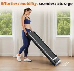 😀 Compact Treadmill Under-Desk Walking Pad, Quiet & Portable Exercise Workout Fitness Machine for Home Office Small Spaces