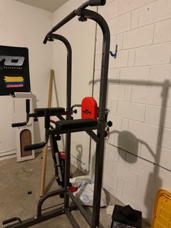 RELIFE Standing Power Pull up Tower Home Gym