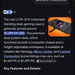 LIAN LI DK07X SIT STAND BUILD PCS IN DESK!!!!