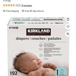 192 Count Size 1 New In Box