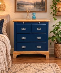 Beautifully Refinished Solid Wood Dresser