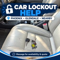 Car Lockout Service — Phoenix, Glendale, Nearby