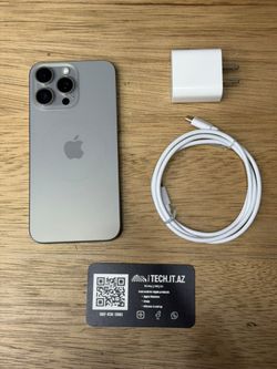 📱 iPhone 15 Pro Max | 256GB | Natural Titanium | Unlocked (Any Carrier)