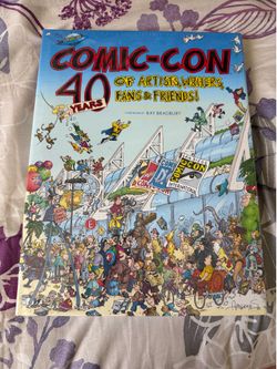 Comic-con 40 years of artists, writers, etc