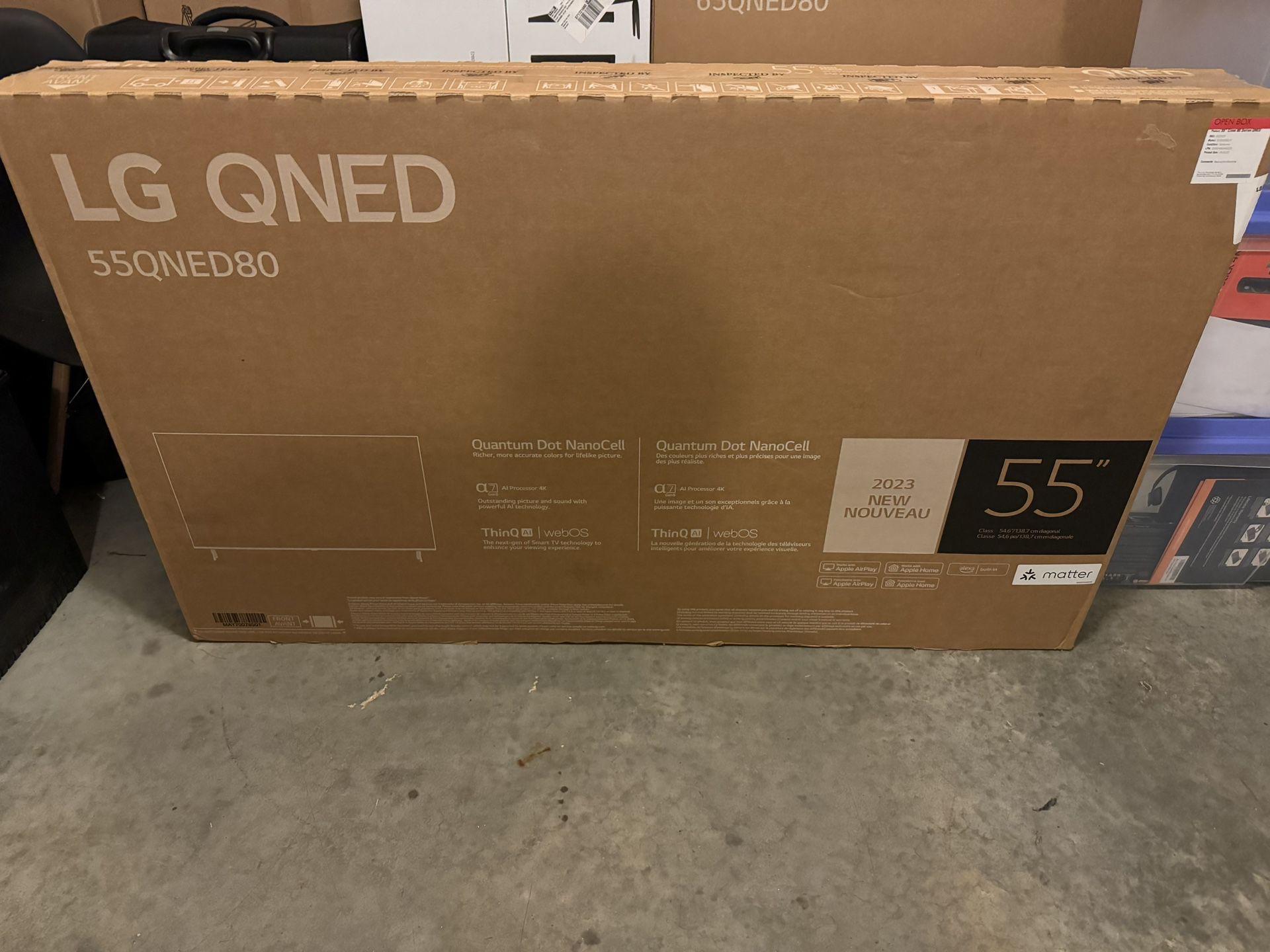LG QNED 55 Inch  (120HZ) 4K TV