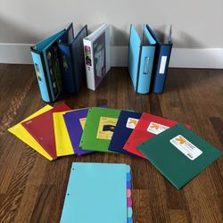 Binders, Dividers & Folders Bundle (Mostly New + Free Items)