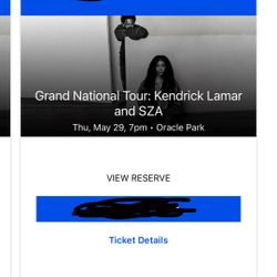 Concert Sza/Kendrick