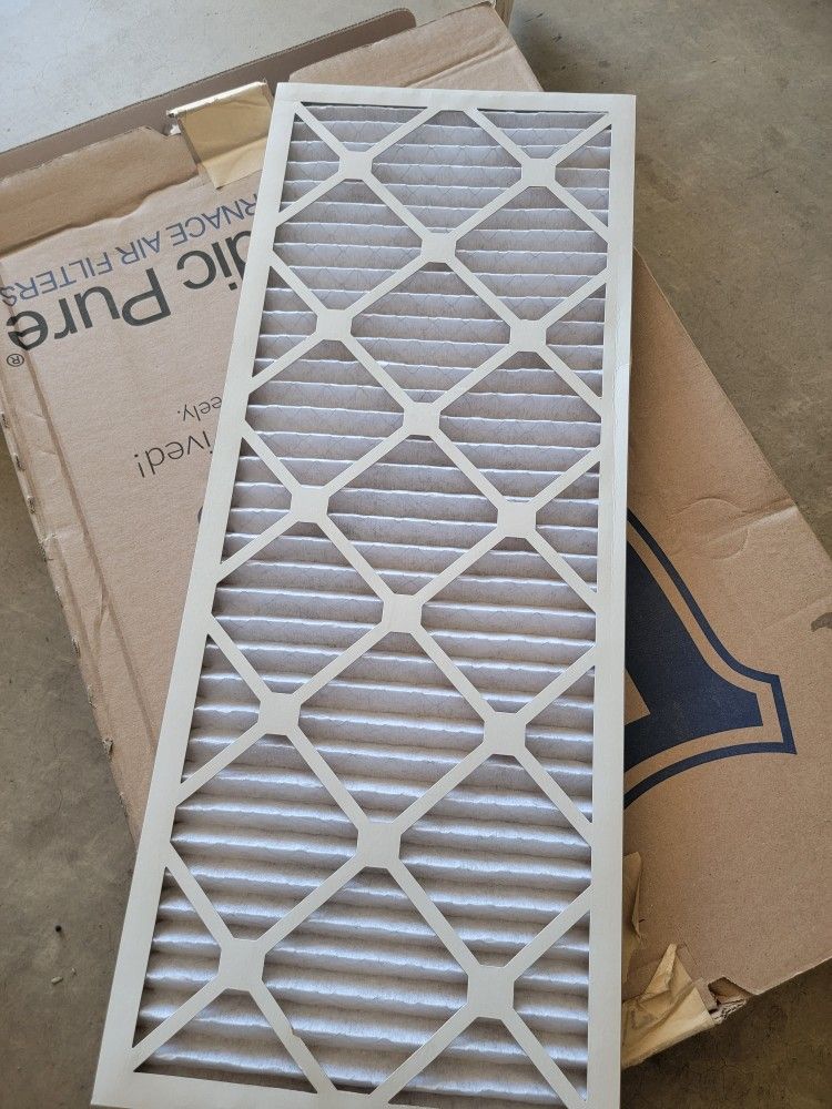 12x30x1 MERV 12 Pleated AC Furnace Air Filters 6 Pack