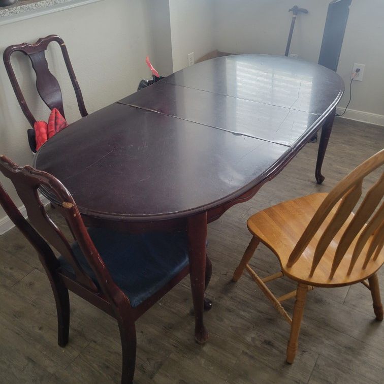 FREE Dining Table And 3 Chairs