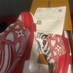 Red Louis Vuitton Runners