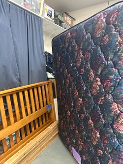 Queen bed $50