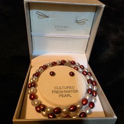 Cultured fresh water pearls $45