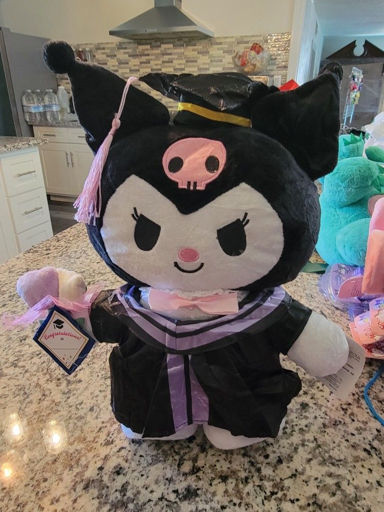 Sanrio Kuromi Graduation Plushie Brand New