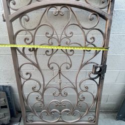 34 1/2  x 66 Rot Iron Gate