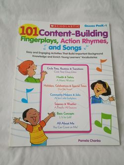 101 CONTENT BUILDING FINGER PLAYS ACTION RHYMES AND SONGS