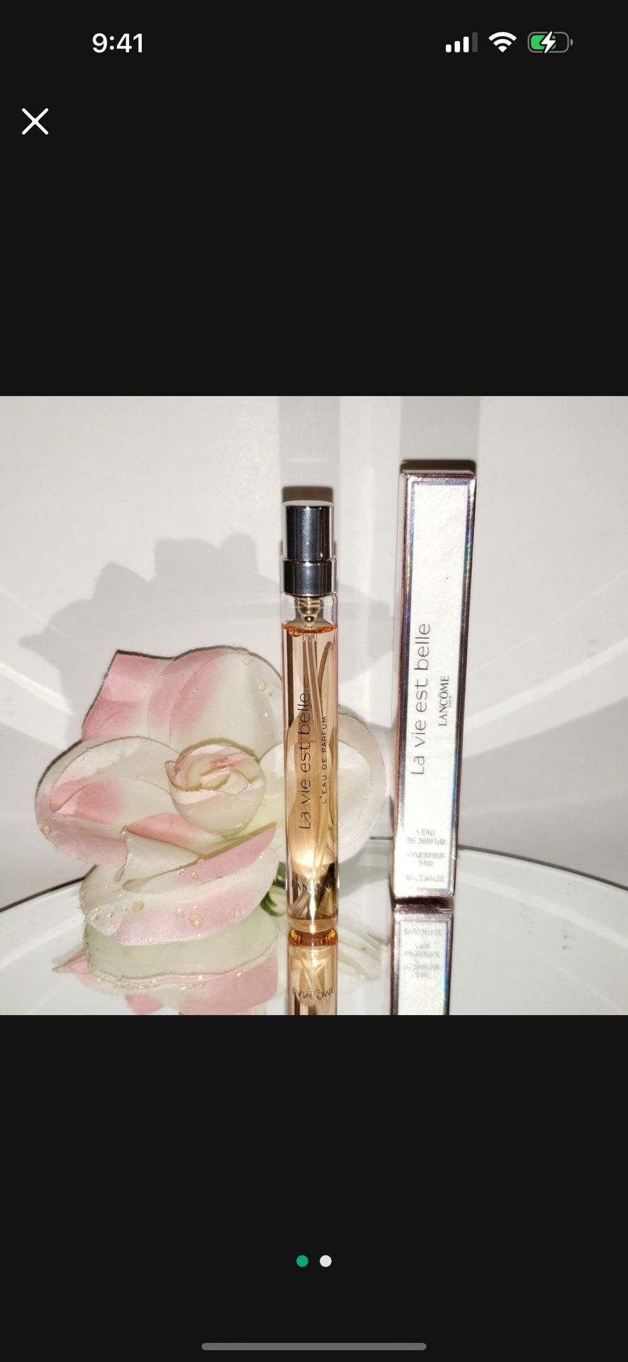 New— Lancôme a La Vie Est Belle Eau de Parfum Refillable Purse Spray (0.34 oz.)