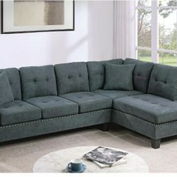 Gray Sectional 
