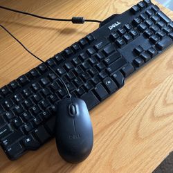 Dell Key Board And Mouse 