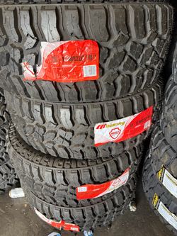 35*12.50r22 Vendo set de Tires Nuevs con 50,000 millas de garantía
