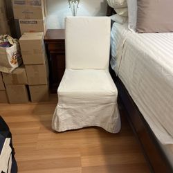 Covered Parsons Chair Set