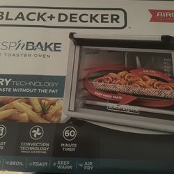  Black + Decker Crisp ‘N Bake Air Fry Toaster Oven