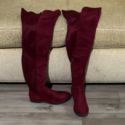 Burgundy Boots