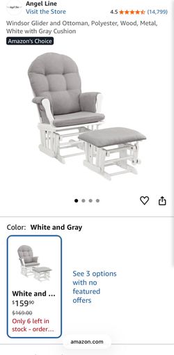 Nursery Glider and Ottoman