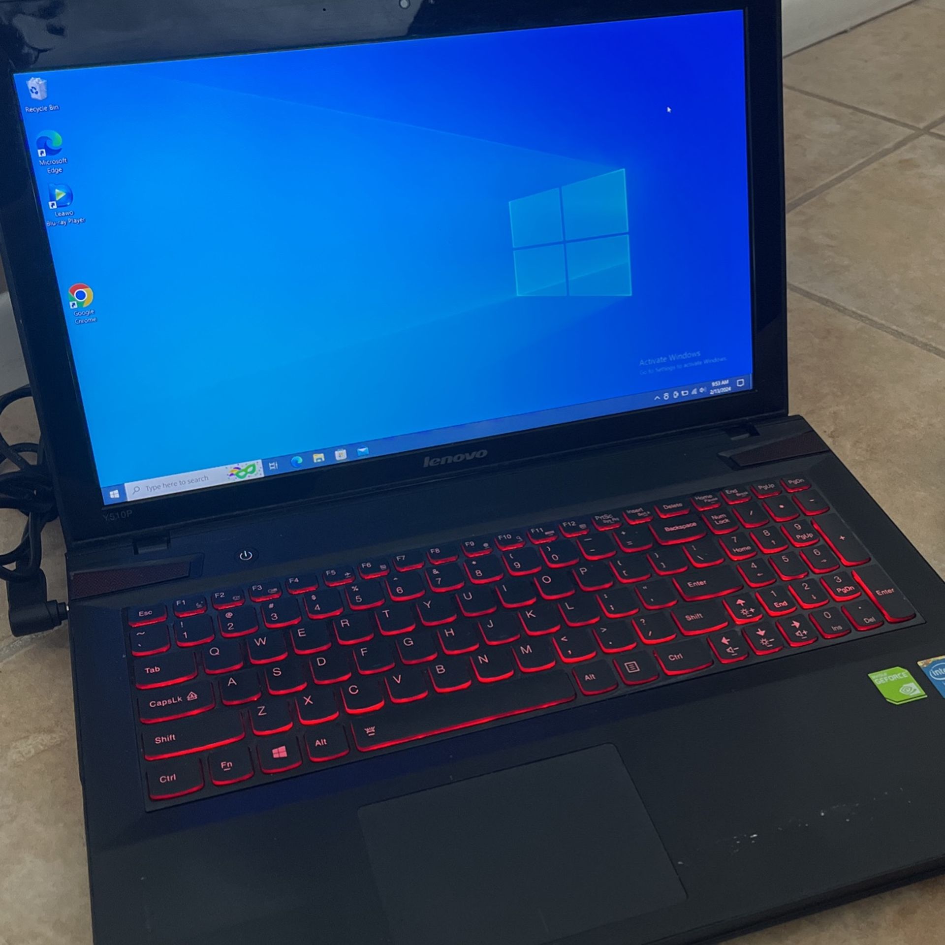 Laptop Lenovo With Processor Y510P New Hard drive