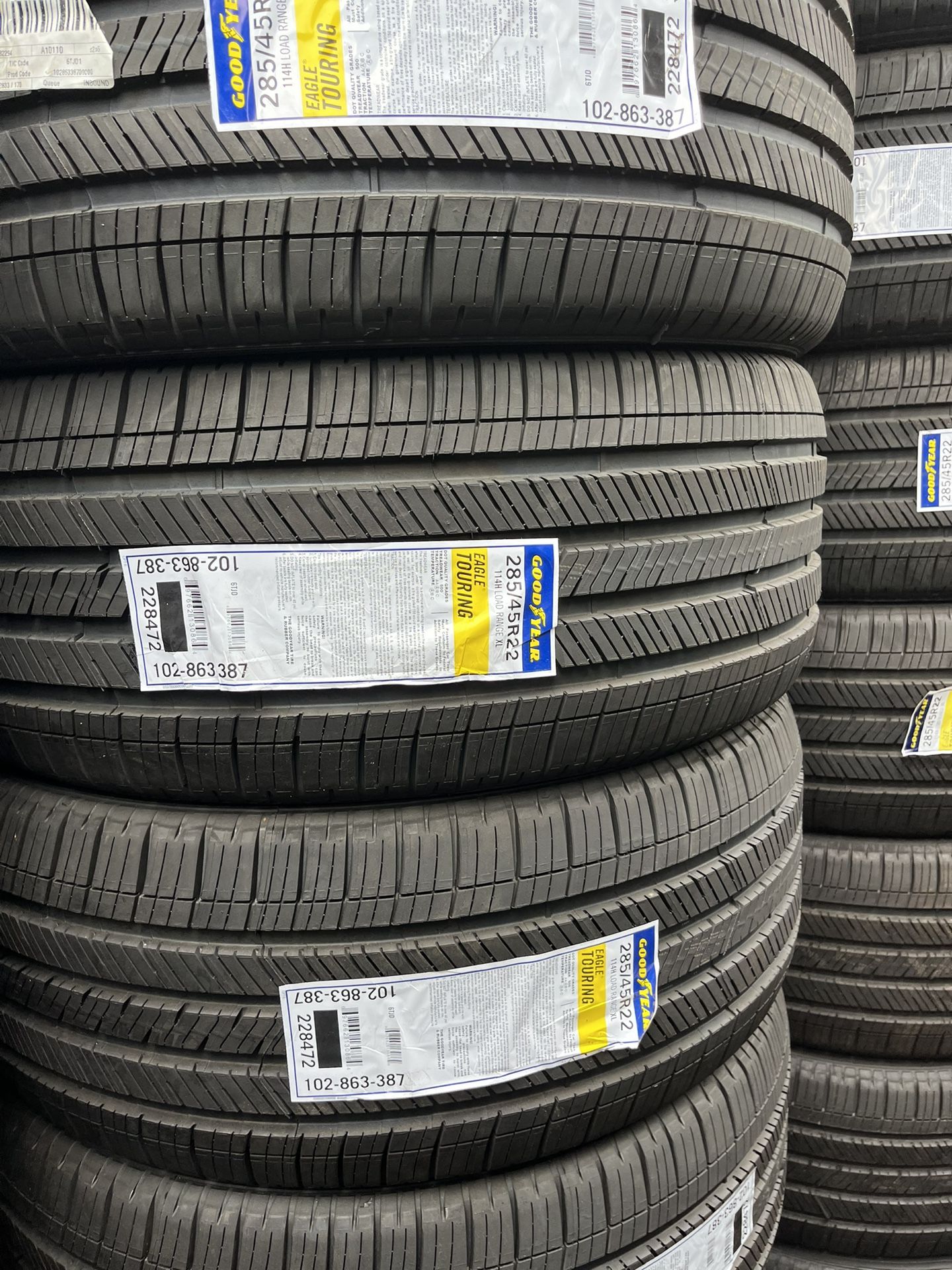 GOODYEAR 285/45R22 EAGLE TOURING TIRES FOR SALE!!!!