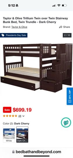 Bunk bed trundle