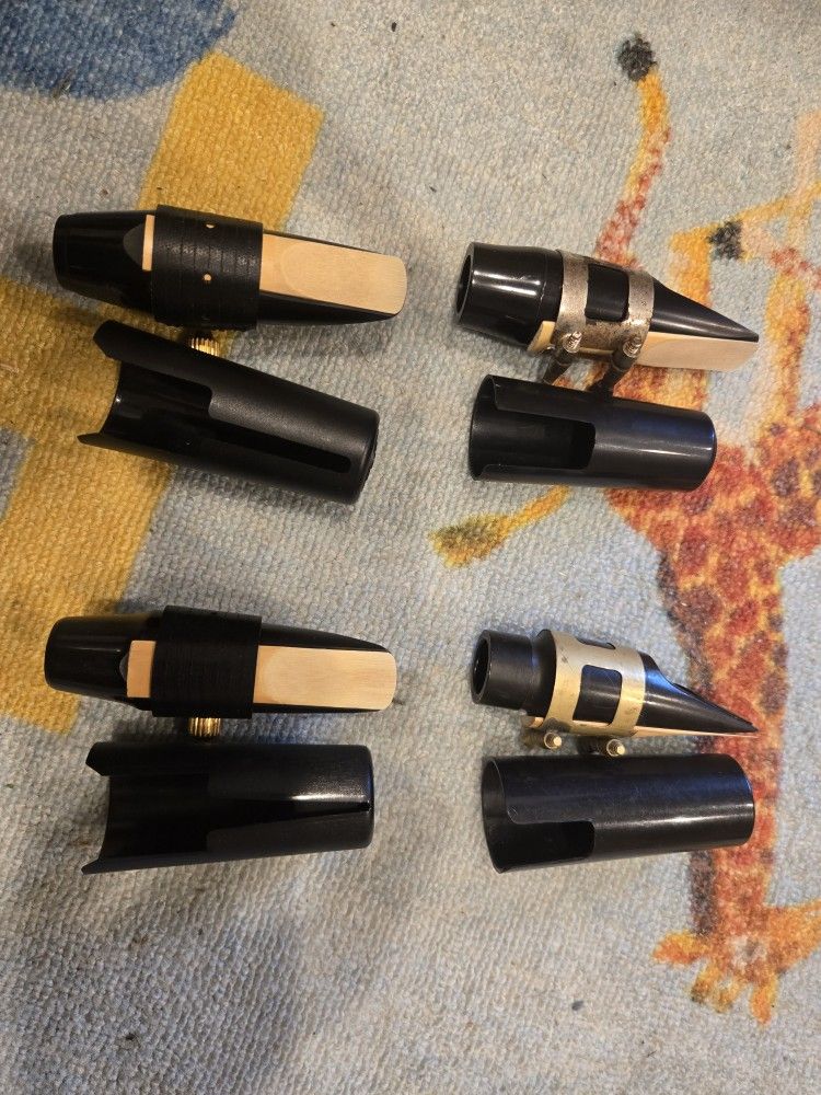 Various Alto Saxophone Mouthpieces 