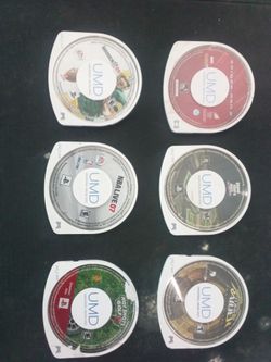 6 PSP Games For Sale...