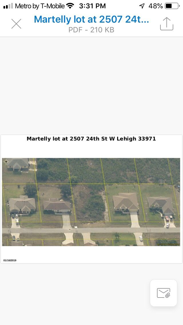 Land for sale Lehigh Acres Fort Meyers Florida 1/4 acre not return accepted