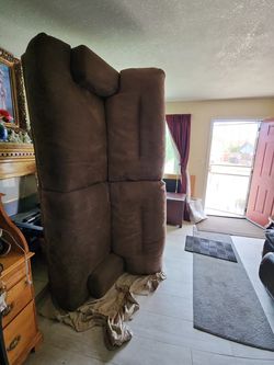 Brown  sofa
