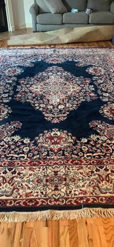 Woolmark Wool Area Rug Antique