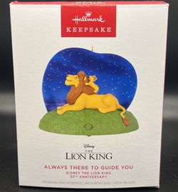 Hallmark The Lion King Always There To Guide You Ornament with sound.