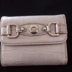 Guess Lilac and Silver Mini Wallet 